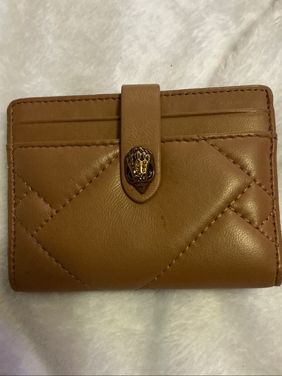Kurt Geiger Handbags - Kurt Geiger Quilted Leather Wallet in Tan NWOT’s